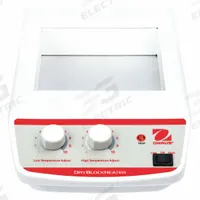 OHAUS Heat Block: 16 7/8 in Overall Dp, 3 1/2 in Overall Ht, 8 in Overall Wd, 150°C Op Temp - Max (MPN HB4AL). Key specifications — Brand: OHAUS; Display Type: Analog; Accuracy: +/-2.0 °C.