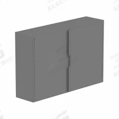 DURHAM MFG Storage Cabinet: 34 in x 8 1/2 in x 22 1/4 in, Solid, Swing Handle & Keyed, Gray, Steel (MPN 343-95). Key specifications — Duty Rating: Medium Duty; Cabinet Material: Steel; Assembled: Assembled; Cabinet Color: Gray; Brand: DURHAM MFG.