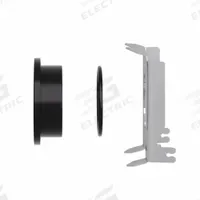 SCHNEIDER ELECTRIC Flush Mounting Kit: 30 mm Panel Mounting Size, For Series XB4 (MPN ZB4BZ022). Key specifications — attr206594: ZB4BZ022; attr1023386: Illuminated Push Buttons; attr1023389: XB4; attr1023390: Metal; attr211286: SCHNEIDER.