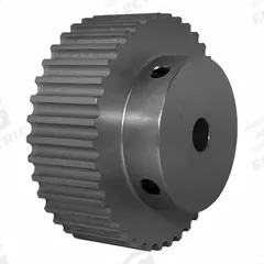 DAYTON Timing Pulley: Modified Curvilinear, Fixed, For GT Timing Belt Section, For 15 mm Belt Wd (MPN 36-5P15M6A12). Key specifications — Brand: DAYTON; Finish: Clear Anodized; For Belt Series: Powerhouse®.
