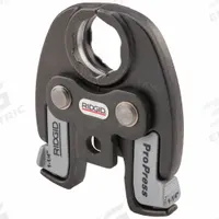 RIDGID Press Tool Jaw: 1 1/4 in Pipe, Copper, For Viega ProPress, Compact Tool Types (MPN 31228). Key specifications — attr518773: Jaws; attr518762: Copper; attr518771: Copper; attr518761: Viega ProPress; attr518760: RIDGID.