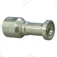 AEROQUIP Hydraulic Flange Fitting: 1 1/4 in Hydraulic Hose I.D., 2 1/8 in Hydraulic Flange Size (MPN 4S20FH20). Key specifications — attr95970: Straight; attr95968: Carbon Steel; attr98911: AEROQUIP.