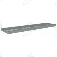 TENNSCO Shelf: 96 in x 24 in, 1,600 lb Load Capacity, Steel, 5 ga Decking, Gray, Shelf (MPN ZLCS-9624W). Key specifications — Decking Material: Steel; Includes: (2) Angle Beams; Decking Finish: Zinc Plated; Shelf Configuration: Single Straight; Color: Gray; Frame Material: Steel; Brand: TENNSCO; Frame Finish: Zinc Plated.