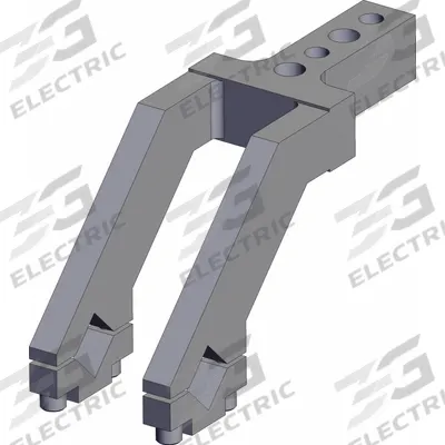 SMC Cylinder Arm: Mfr Part # CKZT40-A045CB, Fits 40 mm Bore Dia, CKZT - Accessories for Compact Power Clamp Cylinders