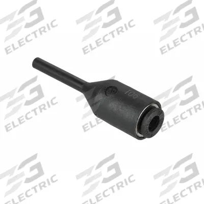 LEGRIS Push-Fit Adapter Fitting: 5/32 in OD x 6 mm OD Size, Push-to-Connect x Push-to-Connect - Nylon & Nickel-Plated Brass Tube Fittings