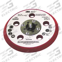 3M Low Profile PSA Disc Backup Pad: 5 in Dia x 3/8 in T, 5/16"-24 Threaded-Shank, 5 Hole (MPN 05655). Key specifications — Brand: 3M; Tool Connection: 5/16"-24 Threaded-Shank.