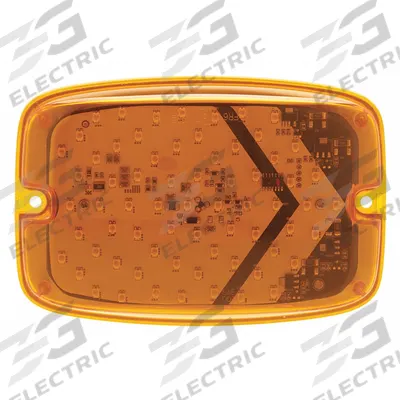 FEDERAL SIGNAL Warning Light: Perimeter Flashing Warning Light, Amber, 1 5/16 in Overall Wd - Vehicle Perimeter Flashing Warning Lights