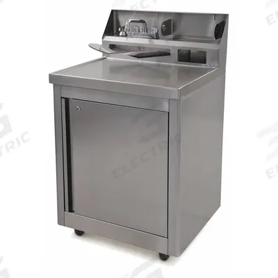 EAGLE GROUP Portable Hand Sink: Water Heater Not Included, Dual Manual Handle - One-Bowl Portable Hand Sinks with Faucets
