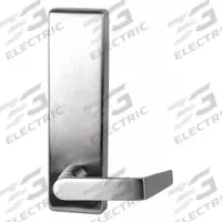 FALCON EXITS Mechanical Exit Device Trim: Stainless Steel (MPN 510L-DT-D US32D). Key specifications — Color: Silver; Product Type: Mechanical Exit Device Trim; Brand: FALCON EXITS; Outside Trim Type: Lever; Exit Device Style: Dane; ADA Compliant: Yes.