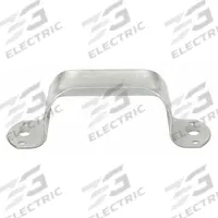APPROVED VENDOR Pull Handle: Unthreaded Holes, Steel, Silver, #12 Screw Size, 1.44 in Grip Lg (MPN 1WAE9). Key specifications — Brand: APPROVED VENDOR; Projection Type: Non-Recessed; Material: Steel; Finish: Galvanized; Color: Silver; Folding Type: Fixed; Mounting Type: Unthreaded Holes; Screw Size: #12.