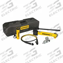 ENERPAC Cylinder and Hand Pump Set: 100 ton Cylinder Nominal Capacity, 6 1/8 in Cylinder Stroke (MPN SCR106TB). Key specifications — attr96781: HC9206C; attr96779: RC106; attr96780: P392; attr98877: ENERPAC.