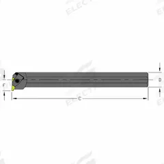 ULTRA-DEX USA Indexable Grooving and Parting Toolholder: S16R NER3 (MPN 957-000-369). Key specifications — attr257292: S16R NER3.
