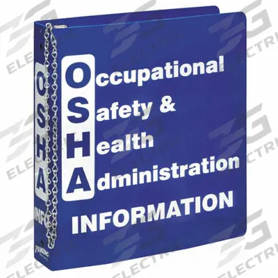 OSHA Info Binder: Occupational Safety and Health Administration Information, 11 in Overall Ht