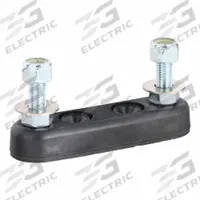 BUSSMANN Fuse Block: Open, 1 Pole, 125 V AC, Bolt-Down Mounting, Stud Termination, Bolt-On (MPN 4164). Key specifications — Brand: BUSSMANN.