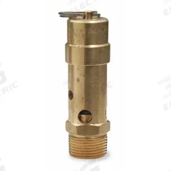 CONTROL DEVICES Air Safety Valve: Soft Seat, 1 in (M)NPT Inlet (In.), 125 psi Preset Setting (PSI) (MPN SW10-0A125). Key specifications — attr291993: Soft Seat; attr291998: Brass; attr292001: Silicone; attr292007: Lead; attr292009: Brass; attr294753: CONTROL DEVICES.
