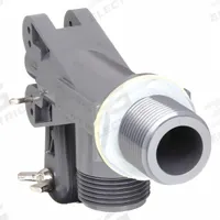 KERICK Float Valve: For Water Media, Angle Valve Body, Float Valve Body, Bulkhead, PVC, 1 in MNPT (MPN PT100SS). Key specifications — Mounting: Bulkhead; Standards: Standard 169; Arm Adjustability: Adjustable; Connection Gender - Side 1: Male; Connection Gender - Side 2: Male; Brand: KERICK; Connection Type - Side 1: NPT; Connection Type - Side 2: NPT.