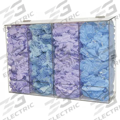 BOWMAN DISPENSERS Bulk Dispenser: 24 1/2 in Overall Wd, 5 13/16 in Overall Dp, 4 Compartments - Bulk Healthcare Dispensers