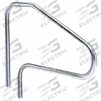 SPECTRUM Hand Rail: 42 in Setback, Dia 1.9 in, 0.145 in Thick, Fixed Legs, 38 in Ht, 60 in Wd, 304L (MPN 35007-60-.145). Key specifications — attr997232: SPECTRUM; attr997219: Silver; attr997224: Stainless Steel; attr997229: Hand Rail; attr1011527: ADA Compliant; attr1011531: Electropolished; attr1011535: Fixed Legs; attr1011536: 304L.
