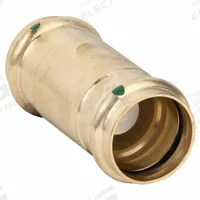 VIEGA PROPRESS Check Valve: Inline Valve Body, 1 1/4 in Pipe Size, Press x Press, Bronze, Press (MPN 79050). Key specifications — Brand: VIEGA PROPRESS; Poppet Material: Stainless Steel.