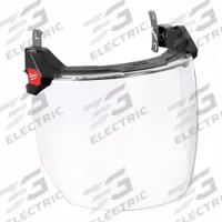 MILWAUKEE Face Shield: Anti-Fog/Scratch-Resistant, Reusable/X-Ray Detectable, Clear (MPN 48-73-1420). Key specifications — Visor Coating: Scratch-Resistant; Visor Color: Clear; Compatible with Series: BOLT™.
