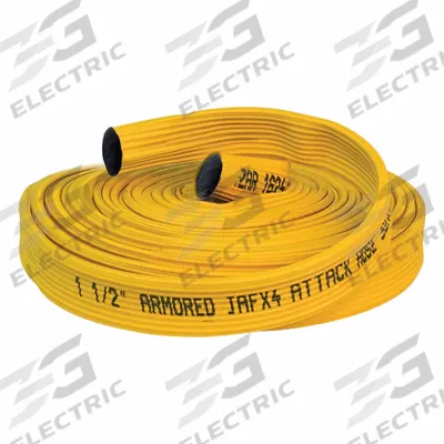JAFX4 Fire Hose: 4-Layer, 2 in Hose Inside Dia, 50 ft Hose Lg - Attack Fire Hoses