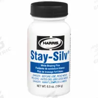 HARRIS Flux: 6.5 oz, Brush Cap Bottle, Paste, FB3-A, Stay-Silv White (MPN SSWF7). Key specifications — Manufacturer Part Number: SSWF7; Color: White; Brand: HARRIS.