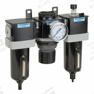 WILKERSON Filter/Regulator/Lubricator: 3/8 in NPT, 90 scfm, 250 psig Max Op Pressure - Wilkerson Filter, Regulator & Lubricators (FRLs)