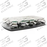 ECCO Mini Light Bar: Mini Light Bar Vehicle Light Bar Size, LED, SAE J845 Class 1, Mini Light Bar (MPN 5587CAC). Key specifications — Electrical Connection: Blunt Cut Wires; Series: 5587 Reflex Series; Brand: ECCO; Number of Flash Patterns: 18; Mount Type: Bolt; Light SAE Class Rating: SAE Class 1.