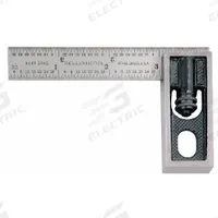 STARRETT Double Square: SAE, Steel, Satin, 4 in Blade Lg, 1/64 in Graduations (MPN 13A). Key specifications — attr1182179: Square; attr1182186: 1/64 in; attr1182189: Satin; attr1182159: STARRETT.