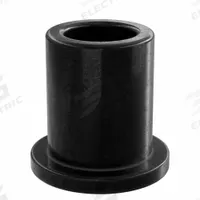 OILITE Flanged Sleeve Bearing: Vespel SP-21, 1/4 in Bore, 3/8 in OD, 1/2 in Overall Lg, Black (MPN VSPF-0406-04B). Key specifications — Brand: OILITE; Color: Black.