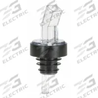 TABLECRAFT PRODUCTS COMPANY Liquor Pourer: Clear, Plastic, 3 1/4 in Overall Ht, 1 in Overall Dia (MPN 295). Key specifications — Material: Plastic; Color: Clear; Brand: TABLECRAFT PRODUCTS COMPANY; Includes: Built-In Screen.