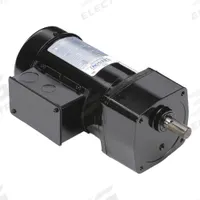 LEESON AC Gearmotor: Parallel, Single Output Shaft, 3-Phase, TEFC, 345 RPM, 50 in-lb Max Torque, 5:1 (MPN 096070.00). Key specifications — Inverter Rated: Yes; Brand: LEESON; Full Load Current: 1.2/0.60 A.