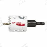 MILWAUKEE Hole Saw: 1 3/4 in Saw Dia., 8 Teeth per Inch, 1 13/16 in Max. Cutting Dp, Bi-Metal (MPN 49-56-9666). Key specifications — attr1098070: 8; attr1098087: MILWAUKEE.