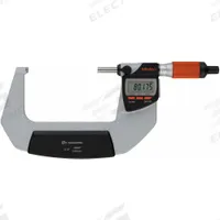 MITUTOYO Digital Outside Micrometer: 3 in to 4 in /101.6 mm to 127 mm, Inch/Metric, IP65 (MPN 293-183-40). Key specifications — attr1182744: 0.00005 in/0.001 mm; attr1182776: IP65; attr1182741: MITUTOYO; attr1182743: +/- 0.0001 in; attr1182759: Yes.