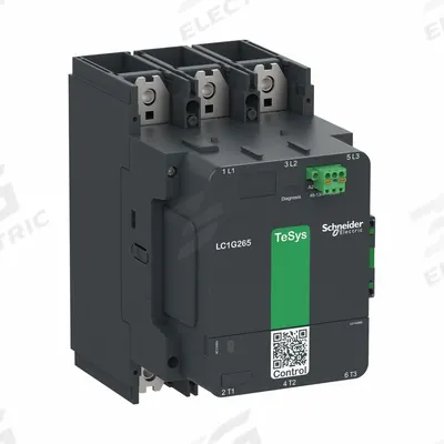SCHNEIDER Contactor: 3 Poles, 3NO Contacts, 500 A - Non-Reversing IEC Contactors