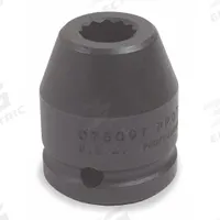 PROTO Impact Socket: 3/4 in Drive Size, SAE, 1 13/16 in Socket Size, 12-Point, Std, Black Oxide (MPN J07529T). Key specifications — attr1215501: PROTO; attr1215515: Black Oxide; attr1215518: 1-13/16 in.