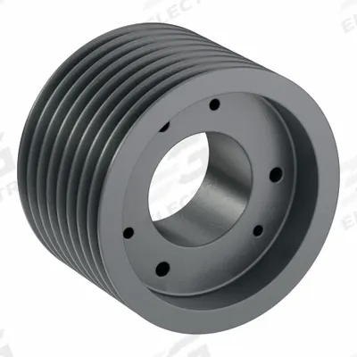APPROVED VENDOR V-Belt Pulley: 3V560, 8 Groove, 5.6 in OD, Bushed Bore - Bushed-Bore Cast-Iron Wedge V-Belt Pulleys
