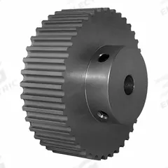DAYTON Timing Pulley: Modified Curvilinear, Fixed, For GT Timing Belt Section, For 15 mm Belt Wd (MPN 40-5P15-6A6). Key specifications — Brand: DAYTON; Finish: Clear Anodized; For Belt Series: Powerhouse®.
