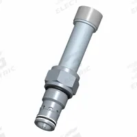 BUCHER HYDRAULICS Cartridge Valve: Screw-In, Normally Closed, Screwdriver Adjustment, Electrical (MPN PFCV-12-N-C-18-0-0-00). Key specifications — attr1012059: PFCV-12-N-C-18-0-0-00; attr1250696: PFCV; attr1011660: Nitrile; attr1011632: Screwdriver; attr1011635: BUCHER HYDRAULICS; attr1011636: Steel; attr1011647: 1.062 in; attr1011644: C12-20.