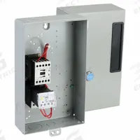 EATON IEC Magnetic Motor Starter: Non-Reversing, 3 Poles, Electronic Protection, 9 A, 480V AC (MPN ECX09C1CAA-R63/B). Key specifications — Brand: EATON; Pilot Lights Included: None; Auxiliary Contacts Included: 1NO/1NC.