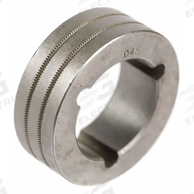 TWECO Bottom Feed Drive Roll: 0.045 in, V-Knurl - Drive Rolls for ESAB Welders