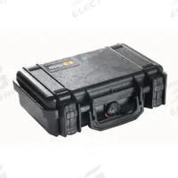 PELICAN Protective Case: 6 in x 10 1/2 in x 3 1/8 in Inside, No Foam, Black, Stationary, 1 lb Wt (MPN 1170NF). Key specifications — Closure Type: Double Throw; Brand: PELICAN; Carry-On Size: Yes.
