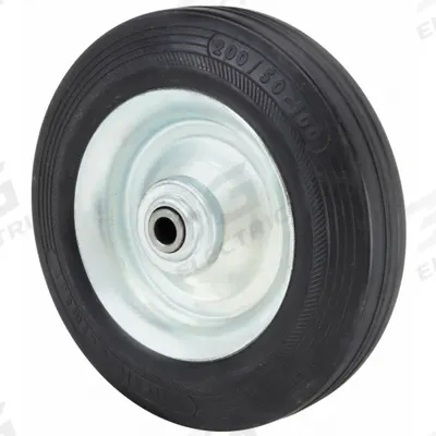 APPROVED VENDOR Caster Wheel: 7 7/8 in Wheel Dia., 2 in Wheel Wd, Rubber, 770 lb Load Rating - Rubber Tread on Steel Core Wheels