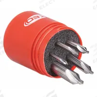 KEO Center Drill Set: Plain-Tip, 5 Pc, 60°, Carbide (MPN 906-000-004). Key specifications — Brand: KEO; End Type: Double End.