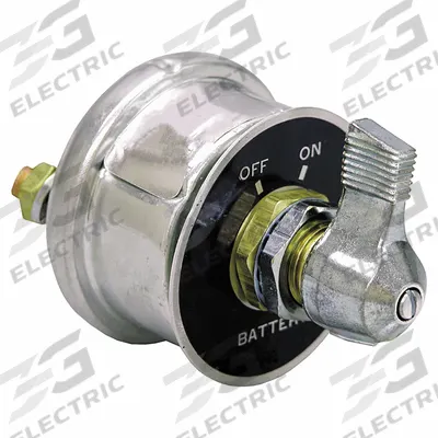 BUYERS PRODUCTS Automotive Switch: Rotary Switch, SP, 2 Connections, On/Off, Silver - Automotive Toggle Switches