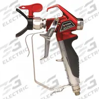 TITAN Conventional Spray Gun: Airless, 1 in to 12 in, 1/4 in Air Inlet Size, Coatings/Paints (MPN 0538020). Key specifications — Brand: TITAN; Compatible Fluid Type: Coatings; Includes: No Build Tip Guard and 517 Tip.