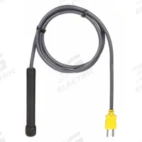 FLUKE Surface Temperature Probe: 32°F to 500°F /0°C to 260°C, ±2.2°C/±3.96°F, Type K, 8 in Probe Lg (MPN 80PK-3A). Key specifications — Accuracy: ±3.96 °F; Brand: FLUKE.