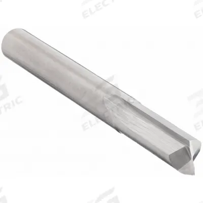 CLEVELAND Square End Mill: Carbide, 2 Flute, 1/4" Mill Dia, 3/4" LOC, 2-1/2" OAL (MPN C60652) - Straight-Flute Carbide Square End Mills for Aluminum