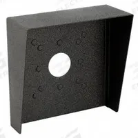 PEDESTAL PRO Card Reader Cover: For Use With Card Readers/Entry/Exit Buttons/Intercoms/Keypads (MPN HOOD-CS-08x8). Key specifications — attr193630: PEDESTAL PRO; attr982316: Black; attr982338: Intercoms; attr982348: Powder Coated; attr982331: Carbon Steel; attr1022512: Cover Housing.