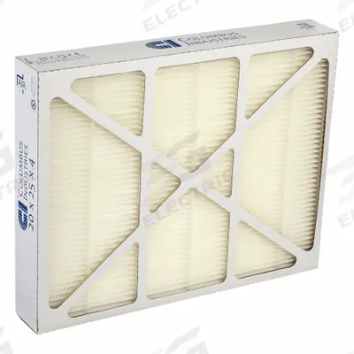 MICROSHIELD Minipleat Air Filter: 20 in x 25 in x 4 in, Synthetic, Chip Board, No Header - Zero-Bypass Minipleat Air Filters